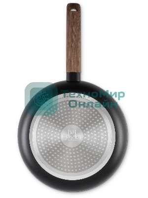 Сковорода Rondell Maple RDA-1939 круглая 28 см, покрытие: антипригарное ручка несъемная (без крышки) черный