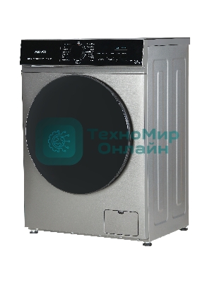 Стиральная машина Бирюса WM-SM812/03 M металлик, загрузка фронтальная 8 кг, 1200 об/мин, класс: А+++