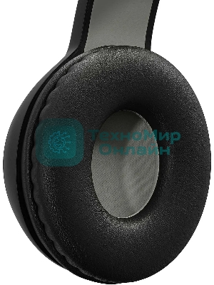 Беспроводные/проводные наушники Digma BT-15 черный/серый, накладные, Bluetooth + проводной, складная конструкция, до 10 ч