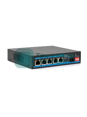 Коммутатор бесперебойный SKAT PoE-5E-1S UPS POE 120Вт порты: 5-Ethernet 1-Uplink