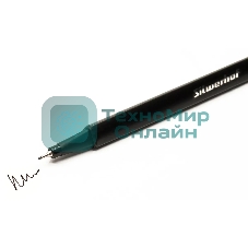 Ручка капиллярная Silwerhof 1832379, черные чернила, игловидный пишущий наконечник, линия 0.4мм, треугольная форма корпуса