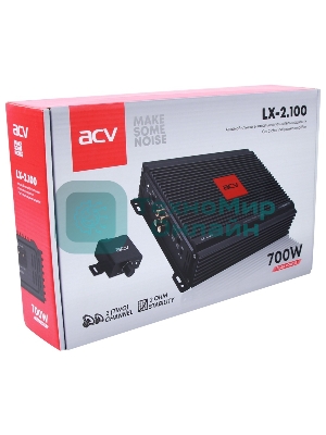 Усилитель автомобильный ACV LX-2.100 двухканальный