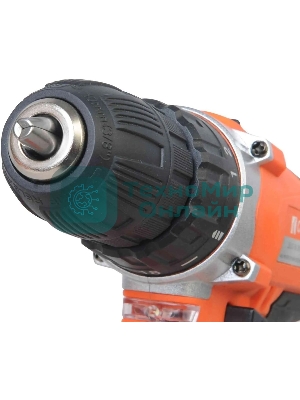 Дрель-шуруповерт СОЮЗ ДШС-18-2К-ПРОМО, 18 В, 2 Ач, 40 Нм, щеточный