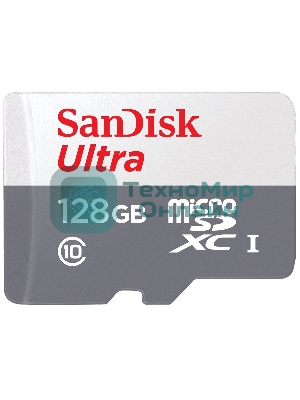 Флеш карта microSDXC 128Gb Class10 Sandisk SDSQUNR-128G-GN6TA oem