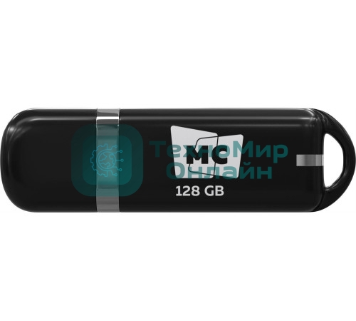 Флешка USB MORE CHOICE МФБ128 Black (4620202558961), 128GB, USB 3.0, R/W 25/15, черный