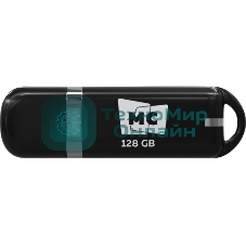 Флешка USB MORE CHOICE МФБ128 Black (4620202558961), 128GB, USB 3.0, R/W 25/15, черный
