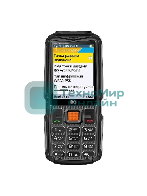 Мобильный телефон BQ 2830L Tank Connect Max черный/серый