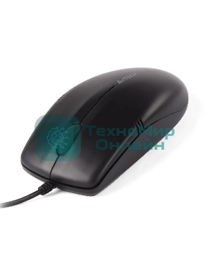 Мышь проводная A4Tech OP-530NUS черный, 1200 dpi, USB, кнопки - 3