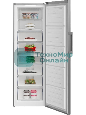 Морозильная камера Beko B3RFNK312S серебристый, 275л, 6 ящиков