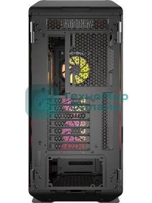 Корпус без блока питания Case Corsair iCUE LINK 5000T LX RGB, Midi-Tower, TG, 3x120мм RGB, 4xUSB-A 3.2, 1xUSB 3.2 Type-C, E-ATX, ATX, mATX, mITX Black
