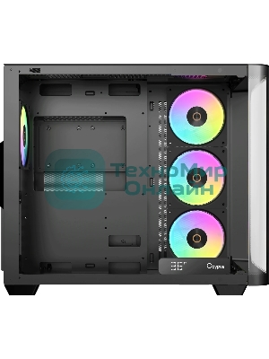 Компьютерный корпус Ocypus Iota C70 BK Curve ARGB Digital (Iota-C70-BKD400CD-GL)