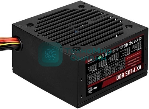 Блок питания FORMULA VX PLUS 800W (ATX12V 2.3, APFC, 20+4 pin, 120мм fan, PCI-E 6+2Px4, 6xSATA) (VX PLUS 800 (F))