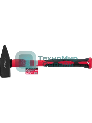 Молоток слесарный Matrix ''optimal'' 1500 г, фибергласовая обрезиненная рукоятка, квадратный боек