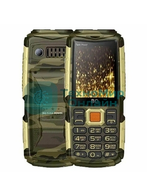 Мобильный телефон BQ 2430 Tank Power камуфляж/золотистый