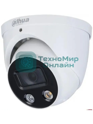 Камера видеонаблюдения IP Dahua DH-IPC-HDW3449HP-AS-PV-0280B-S5 2.8-2.8мм цв. корп.:белый/черный (DH-IPC-HDW3449HP-AS-PV-0280B)