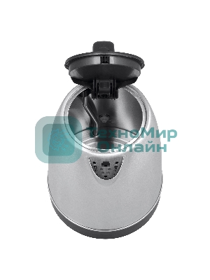 Чайник электрический BBK EK1765S черный/нержавеющая сталь, 1.7 л, 1850-2200 Вт