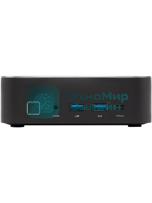 Мини ПК IRU Tactio 525 Ryzen 7 6800H (3.3) 16Gb SSD 1Tb 680M FreeDOS GbitEth WiFi BT черный (2113241)