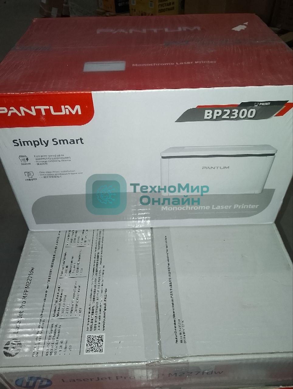 (Поврежденная упаковка) Принтер лазерный Pantum BP2300 белый (A4, 1200dpi, 22ppm, 32Mb, USB) (BP2300)