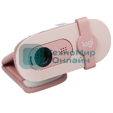 Веб-камера Logitech Brio 90 (960-001625) pink