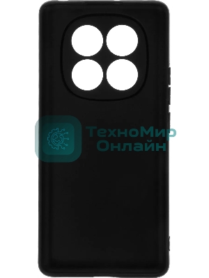 Чехол (клип-кейс) BoraSCO для Xiaomi Redmi Note 14 Pro 4G Silicone Case черный (74848)