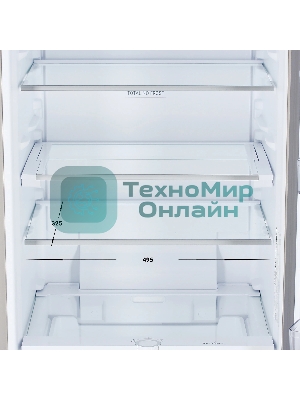Холодильник Hotpoint HT 7201I BZ O3 бронзовый двухкамерный 239/83л морозилка снизу, No Frost