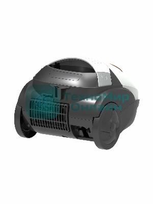 Пылесос Blackton Bt VC1401B белый/оранжевый, 350/1400 Вт, уборка сухая, пылесборник мешок 1,5 л