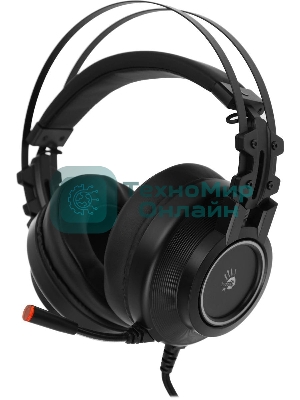 Гарнитура Bloody G528C чёрный, проводная, подсветка