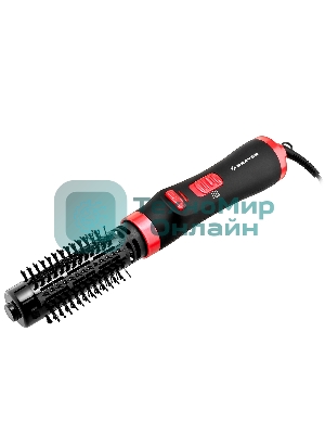 Фен-щетка BRAYER BR3133RD черный/красный, 1000 Вт, 40 мм