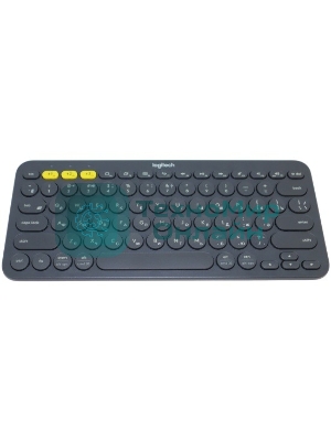 Клавиатура беспроводная Logitech K380 (920-007590) темно-серый (неоригинальная гравировка)