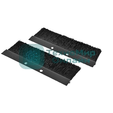 Комплект щеточного ввода в шкаф, универсальный, черный