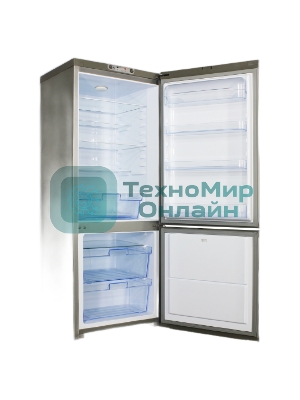 Холодильник ОРСК 171 MI металлик двухкамерный 200/110л морозилка снизу