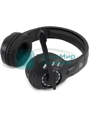 Гарнитура беспроводная/проводная с микрофоном Оклик HS-L420G черный накладные BT оголовье (1939799)