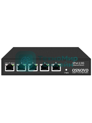 Коммутатор Osnovo SW-5D-1(60W) неуправляемый