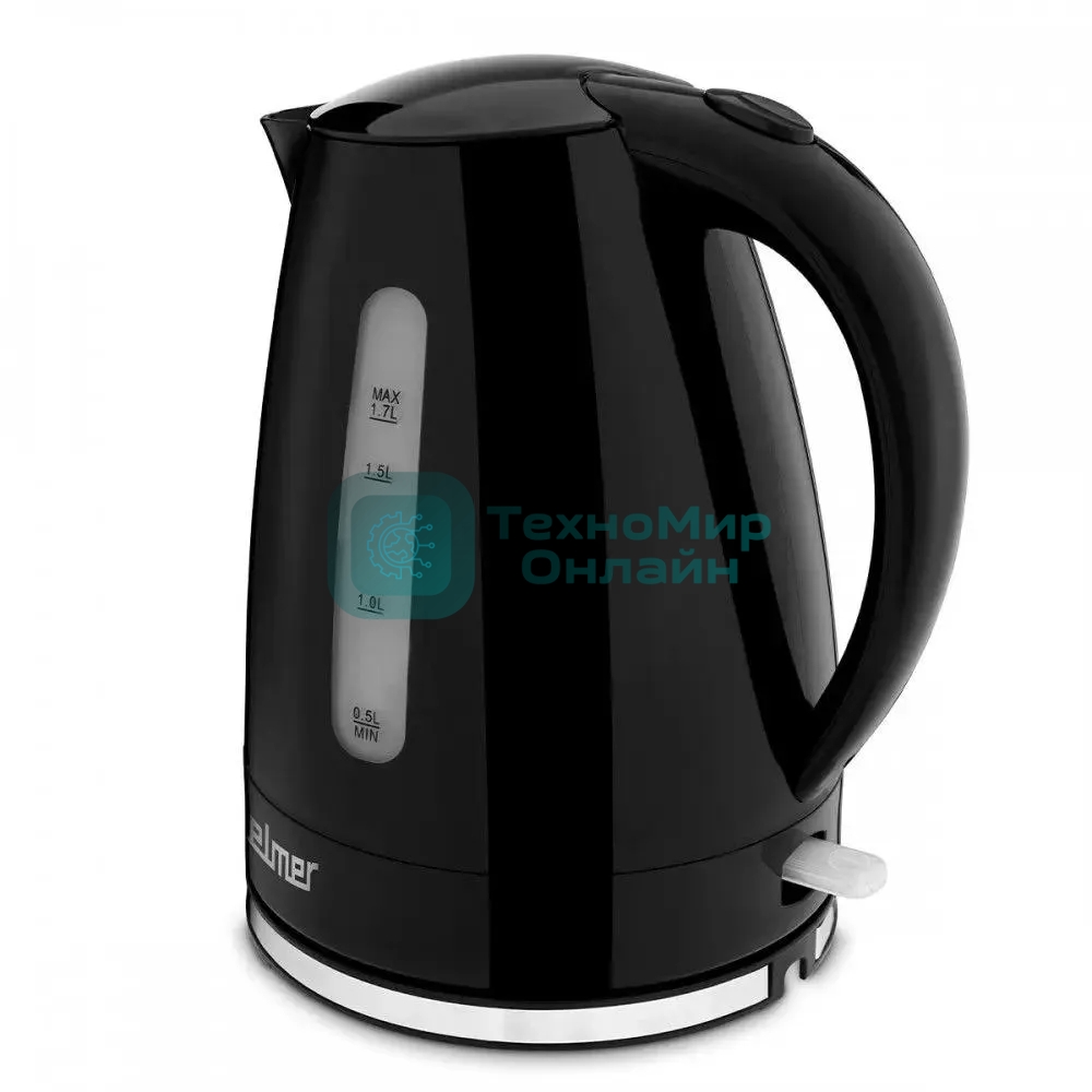 Чайник электрический Zelmer ZCK7617B 1.7 л, 2200 Вт, черный корпус: пластик
