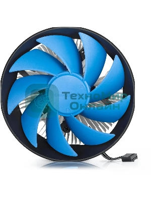 Кулер для процессора DEEPCOOL GAMMA ARCHER PRO V2 черный/синий, 120 мм, алюминий/медь, 1600 об/мин, 21 дБ, 4 pin, 110 Вт, 65.5 мм