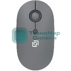 Мышь беспроводная Oklick 408MW графитовый, 1600 dpi, радиоканал, USB, кнопки - 4