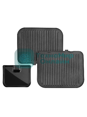 Гриль электрический KITFORT KT-1652 черный/серый, 2100 Вт