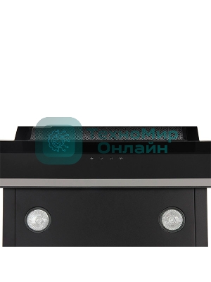 Вытяжка наклонная KRONA Irma 600 черный/серебристый, 59.6 см, 863 куб. м/ч, 53 дБ