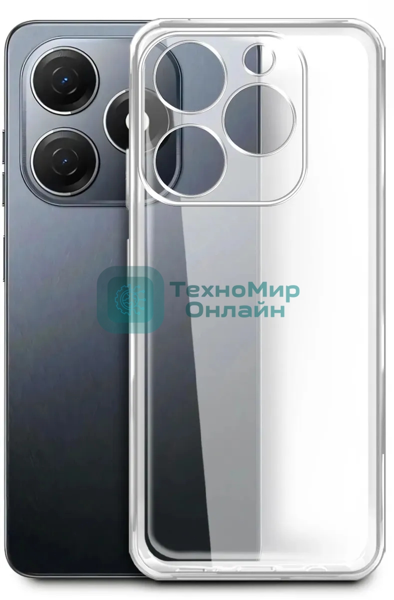 Чехол (клип-кейс) BoraSCO для Tecno Spark 20 72688 прозрачный