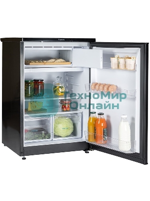 Холодильник Бирюса B508 черный однокамерный 116/34л морозилка сверху