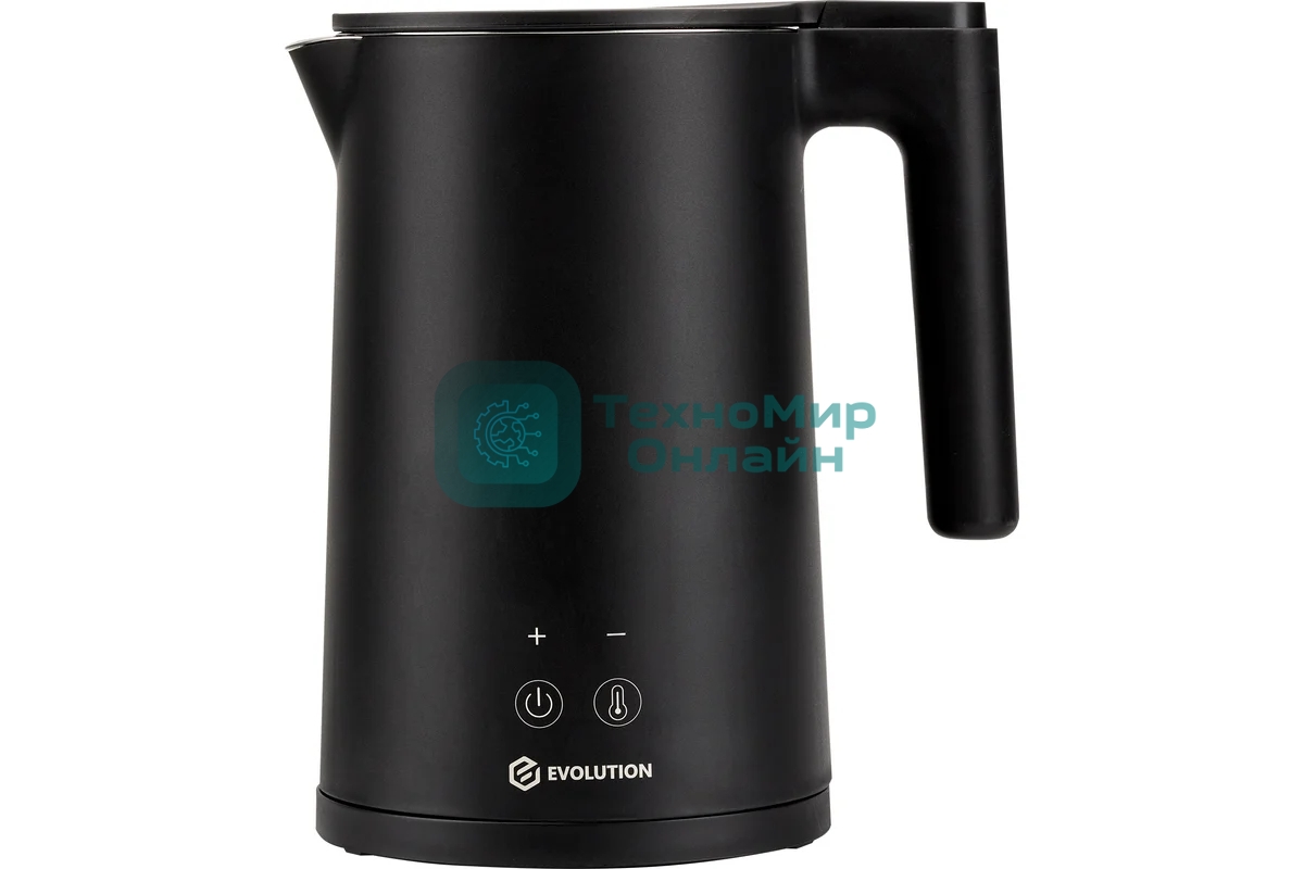 Чайник электрический EVOLUTION KP17222 LED черный