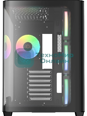 Компьютерный корпус Ocypus Iota C70 BK Curve ARGB Digital (Iota-C70-BKD400CD-GL)