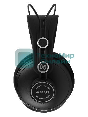 Проводные наушники Axelvox AX81 черный, полноформатные