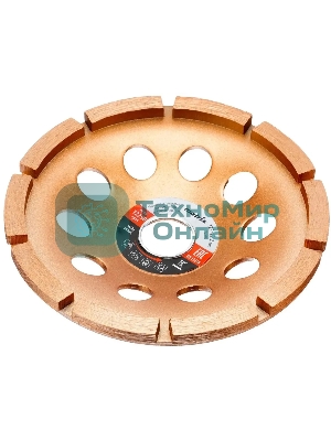 Чашка алмазная Matrix 72985 зачистная, 125 мм, однорядная