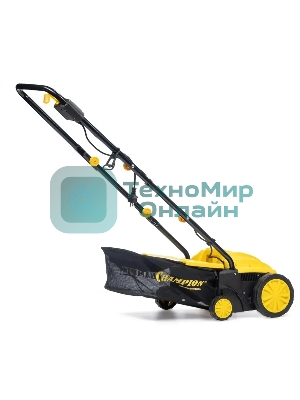 Скарификатор электрический Champion ESC1532 Мощность двигателя 1500 Вт, Напряжение сети 230,50 В, Гц, Вес c травосборником 9,3 кг, Ширина обработки 320 мм, Высота аэрации -4/0/+4/+12 мм, Высота скарификации -12/-8/-4/+4 мм, Тип/объем травосборника ткань/35 л, Регулировка высоты кошения/количество положений 4, Уровень мощности звука 96 дБ, Уровень звукового давления скарификатор/аэра 80/81 дБ, Уровень вибрации на рукоятке 3,245/3,335 (K=1,5 м/с) м/с2.