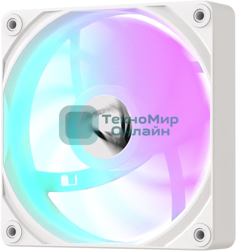 Вентилятор для корпуса Formula PA120 ARGB 120х120x25 белый 4-pin 26.8дБ (PA120 WHITE) Ret