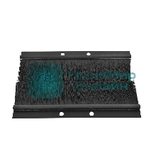 Комплект щеточного ввода в шкаф, универсальный, черный