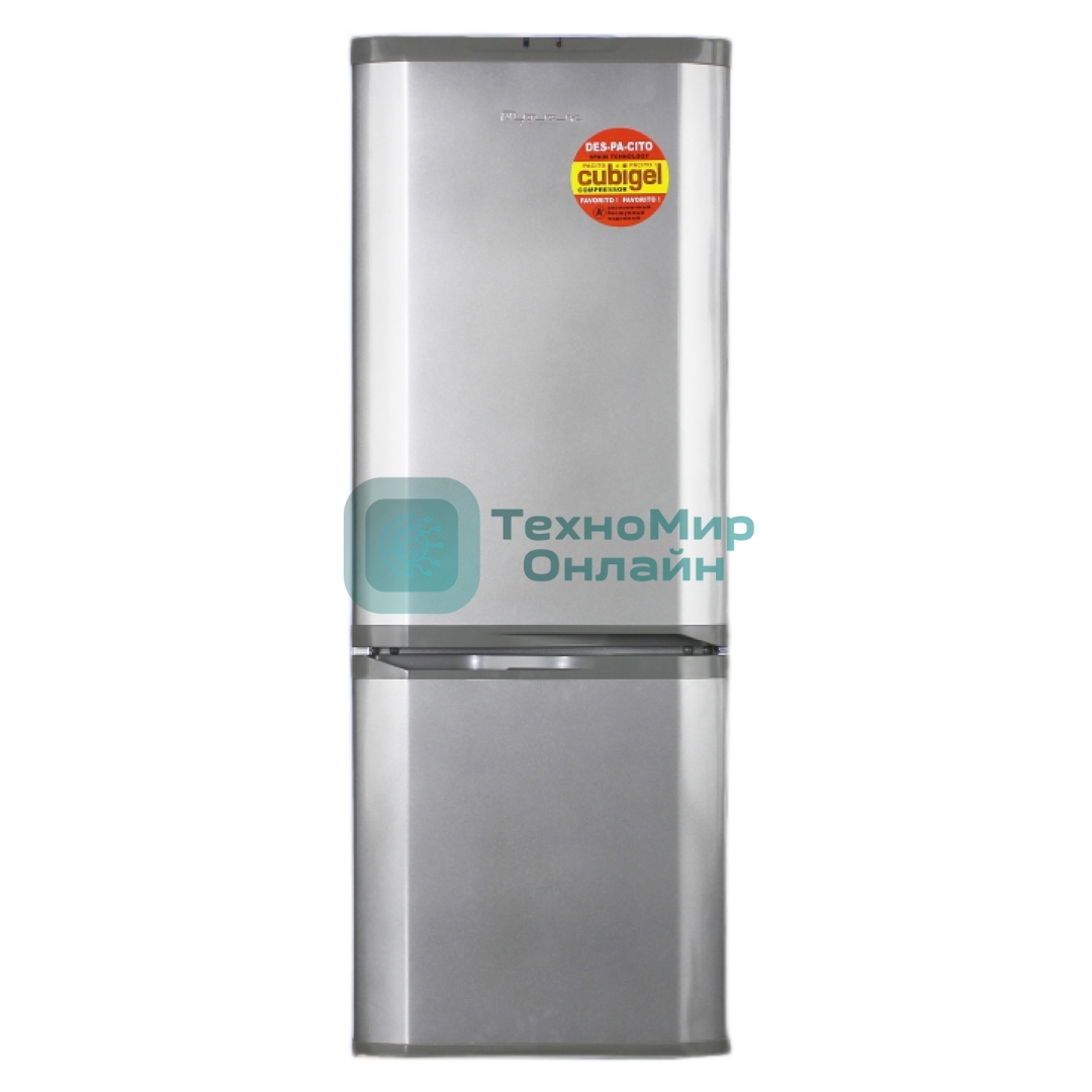 Холодильник ОРСК 171 MI металлик двухкамерный 200/110л морозилка снизу