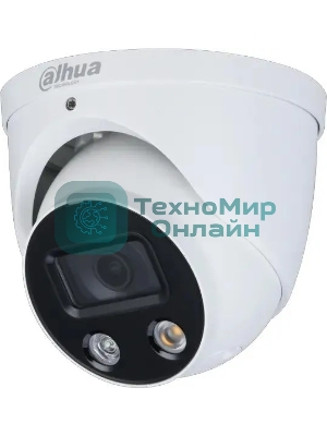 Камера видеонаблюдения IP Dahua DH-IPC-HDW3449HP-AS-PV-0360B-S5 3.6-3.6мм цв. корп.:белый/черный (DH-IPC-HDW3449HP-AS-PV-0360B)