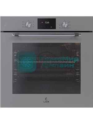 Духовой шкаф электрический LEX EDP 671 GR MAX, встраиваемый, серый